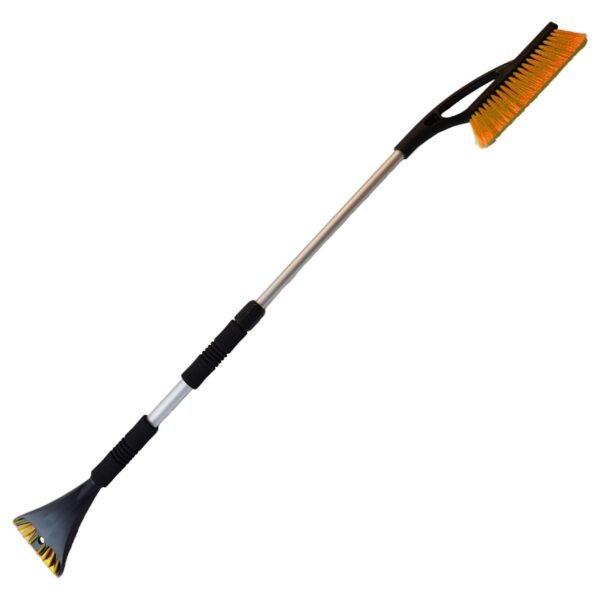 Telescopic snow brush + ice scraper orange – telescopic car ice scraper snow brush uk ice scrapers free shipping 5
