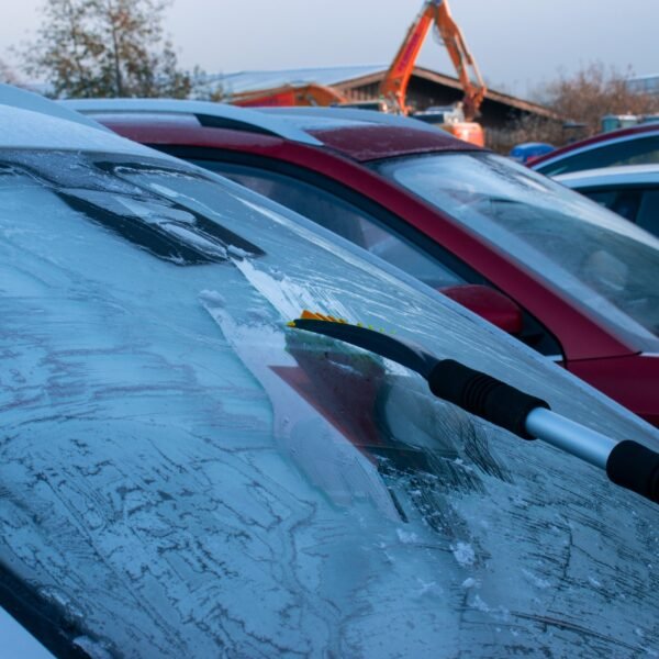 Telescopic snow brush + ice scraper orange – telescopic car ice scraper snow brush uk ice scrapers free shipping 16
