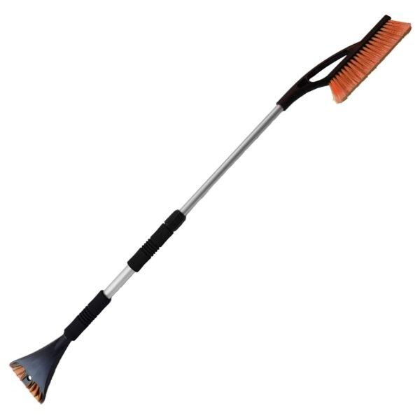 Telescopic snow brush + ice scraper orange – telescopic car ice scraper snow brush uk ice scrapers free shipping 11