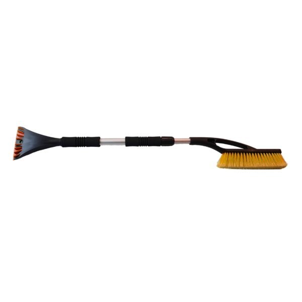 Telescopic snow brush + ice scraper orange – telescopic car ice scraper snow brush uk ice scrapers free shipping 12