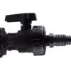 IBC 2” S60X6 Cap with Large Plastic Valve and Pond Connector