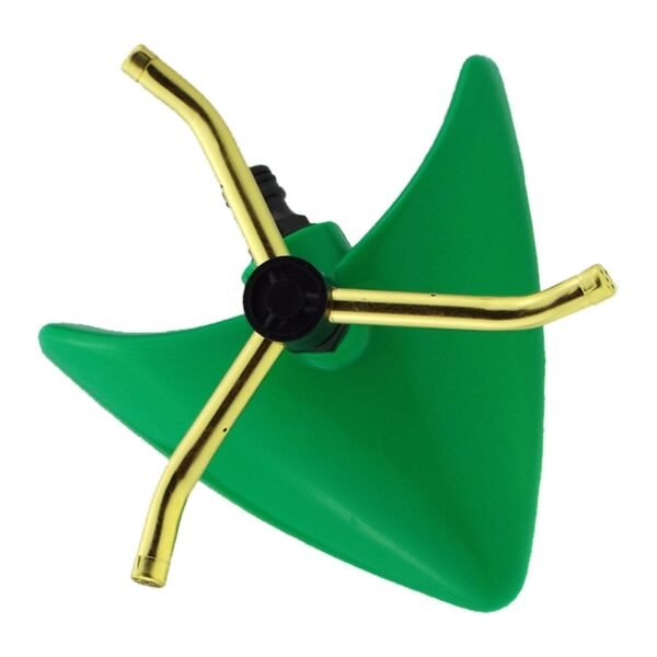 3-Arm Revolving Sprinkler Green Leaf Lawn Sprinklers Free Shipping 15