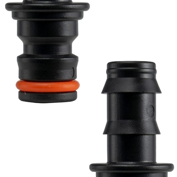 Porous pipe connector 1/2″ barb to snap on male – barbed hose pipe connector uk brass connectors free shipping 8