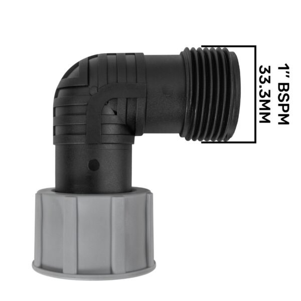 Swivel elbow 1″ bsp male female – heavy duty pipe fitting uk brass connectors free shipping 2