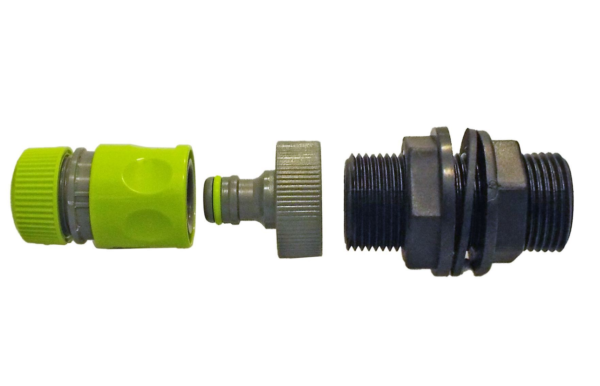 Water Butt Kit ¾” BSPM with Quick Adaptor and Hose Connector