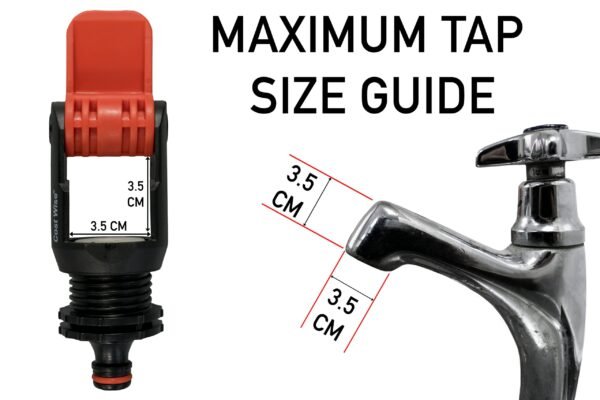 Kitchen Tap Adaptor “Non Branded” Red Kitchen Tap Connectors Free Shipping 13