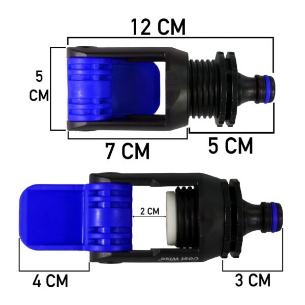 Kitchen Tap Adaptor “Non Branded” Blue Kitchen Tap Connectors Free Shipping 15