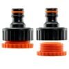 Hose Connectors Set With Nozzle Black/Orange Garden Hose Connection Set Free Shipping 27
