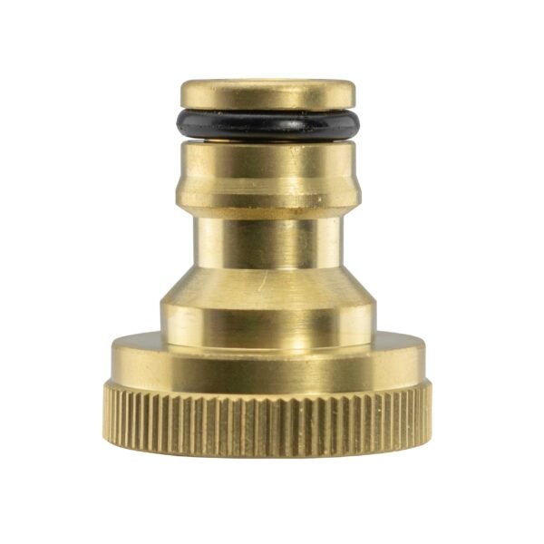 15mm Brass Wall Flange Kit with Lever Tap + Quick Connect
