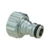 Tap connector snap on male – 3/4″ bspf metal chrome – garden hose connector uk brass connectors free shipping 3