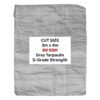 Grey 3m x 4m waterproof tarpaulin 50gsm – heavy duty s-grade cover for garden, camping & construction new arrivals free shipping 19