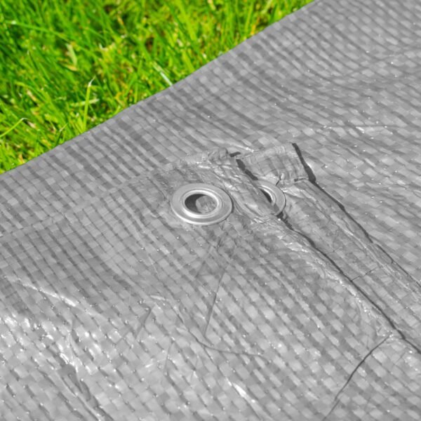 Gray S-Grade Tarpaulin 3m x 4m
