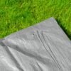 Grey 3m x 4m waterproof tarpaulin 50gsm – heavy duty s-grade cover for garden, camping & construction new arrivals free shipping 21