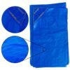 Blue medium duty tarpaulin 3m x 3m 100g/sqm free shipping 9