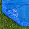 Blue medium duty tarpaulin 4m x 5m 100g/sqm free shipping 4