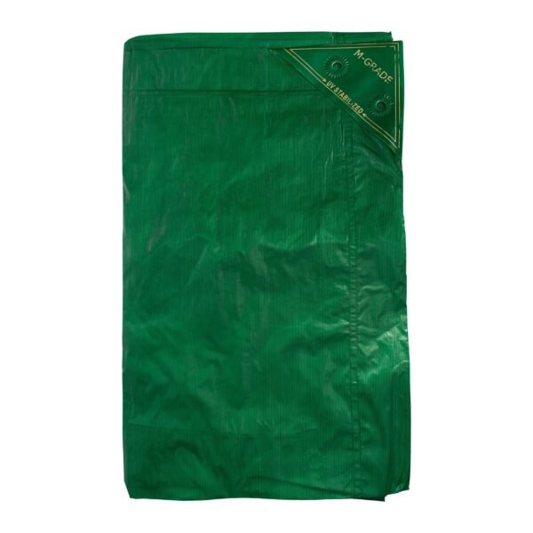 Green 3m x 3m waterproof tarpaulin 100gsm – heavy duty m-grade cover for garden, camping & construction new arrivals free shipping 9