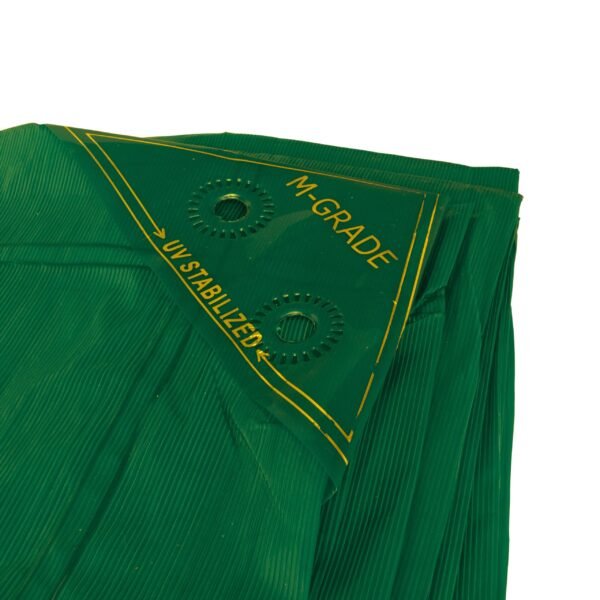 Green 3m x 3m waterproof tarpaulin 100gsm – heavy duty m-grade cover for garden, camping & construction new arrivals free shipping 13