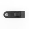 Black/Silver L-Grade Tarpaulin with 10m of 6mm Bungee Rope