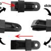 Clips for Tarpaulin Slide Type Home & Garden Free Shipping 21
