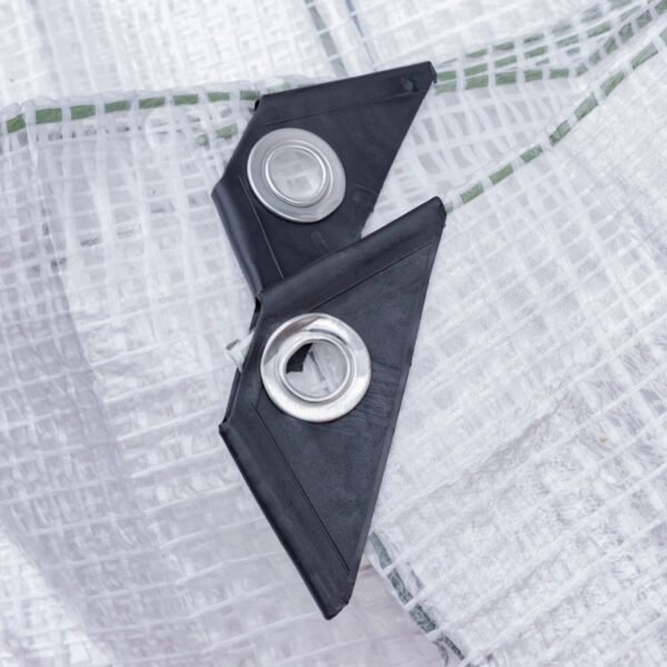 Clear M-Grade Tarpaulin with 10m of 6mm Bungee Rope and 10 x