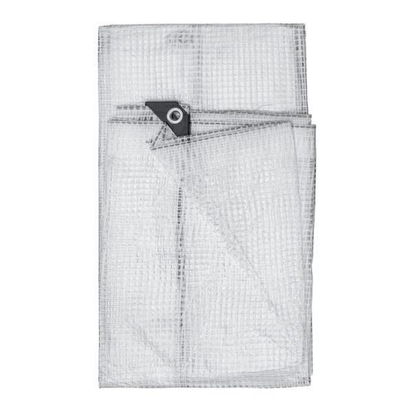 Clear M-Grade Tarpaulin 6m x 8m Home & Garden Free Shipping 17