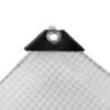 Clear medium duty tarpaulin 4m x 5m with 20 x 4″ bungee balls (white) kit new arrivals free shipping