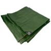 Green/brown l-grade tarpaulin 5m x 5m 200g/sqm free shipping 5