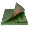 Green 6m x 10m waterproof tarpaulin 200gsm – heavy duty l-grade cover for garden, camping & construction 200g/sqm free shipping 8