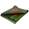 Green/brown l-grade tarpaulin 5m x 5m 200g/sqm free shipping 15