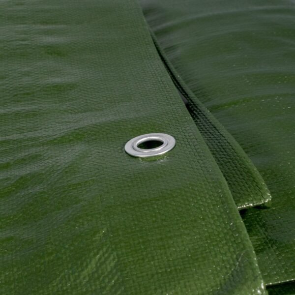 Green/Brown L-Grade Tarpaulin 6m x 6m