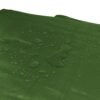 Green 6m x 10m waterproof tarpaulin 200gsm – heavy duty l-grade cover for garden, camping & construction 200g/sqm free shipping 10