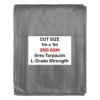 Grey 1m x 1m waterproof tarpaulin 200gsm – heavy duty l-grade cover for garden, camping & construction new arrivals free shipping 19