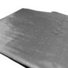 Grey heavy duty tarpaulin 3m x 3m with 10m of 6mm bungee rope kit tarp sets free shipping