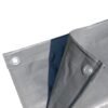Grey heavy duty tarpaulin 4m x 6m with 10m of 6mm bungee rope & 10 tarp clips (screw type) kit new arrivals free shipping
