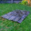Black/silver heavy duty tarpaulin 1m x 1m new arrivals free shipping 2
