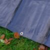 Black/silver heavy duty tarpaulin 1m x 1m new arrivals free shipping 3