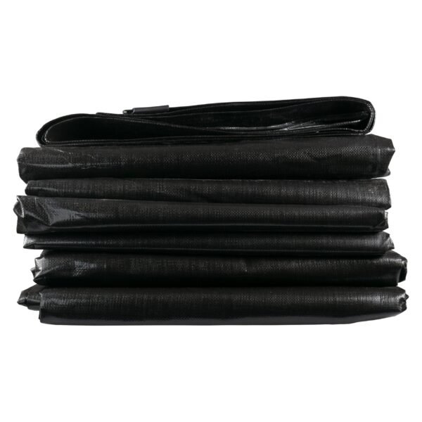 Black/silver heavy duty tarpaulin 5m x 5m new arrivals free shipping 7