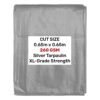 Silver 0. 65m x 0. 65m waterproof tarpaulin 200gsm – heavy duty l-grade cover for garden, camping & construction new arrivals free shipping 25