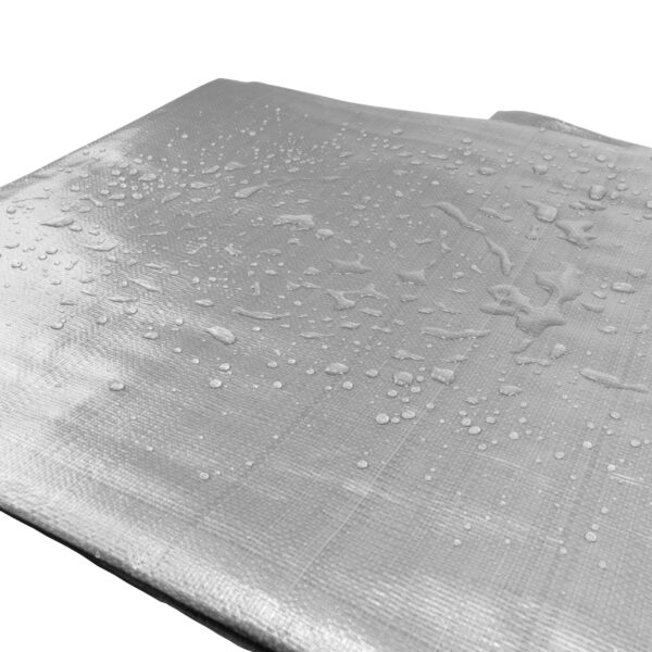Silver 5m x 8m waterproof tarpaulin 200gsm – heavy duty l-grade cover for garden, camping & construction new arrivals free shipping 13