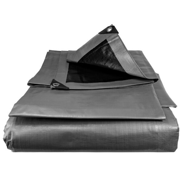 Silver 5m x 8m waterproof tarpaulin 200gsm – heavy duty l-grade cover for garden, camping & construction new arrivals free shipping 17