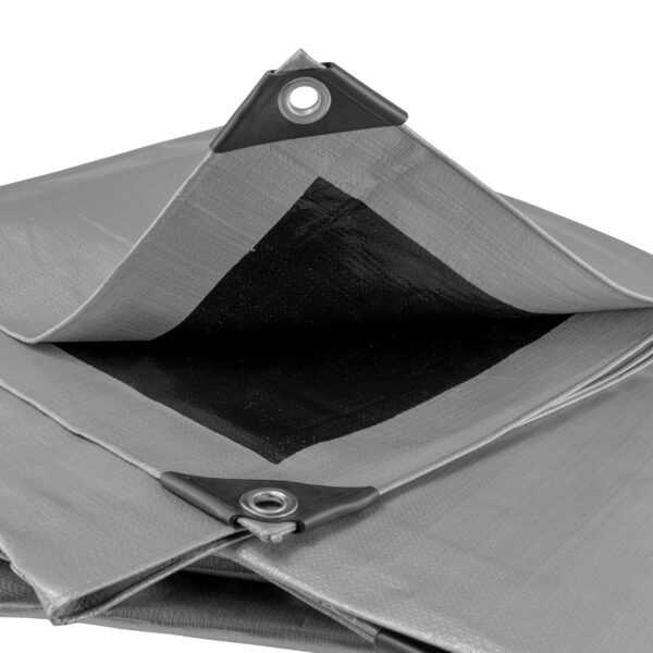 Silver 5m x 8m waterproof tarpaulin 200gsm – heavy duty l-grade cover for garden, camping & construction new arrivals free shipping 21