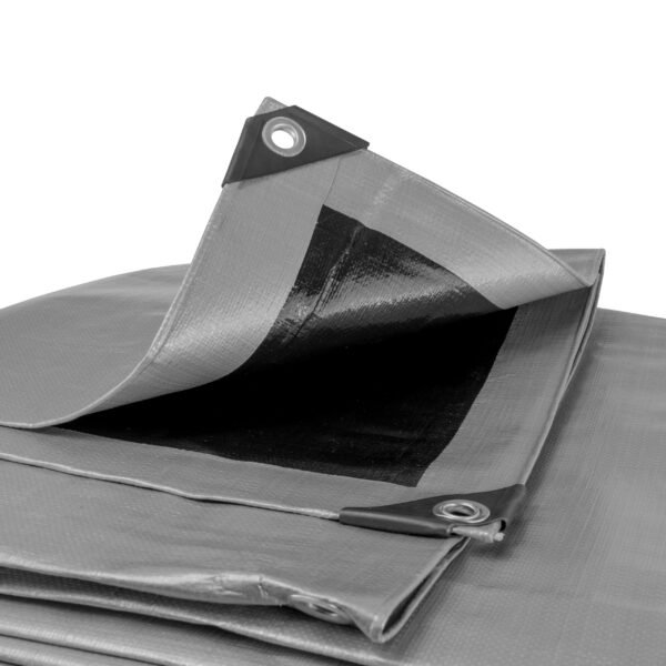 Silver 2m x 4m waterproof tarpaulin 200gsm – heavy duty l-grade cover for garden, camping & construction new arrivals free shipping 25