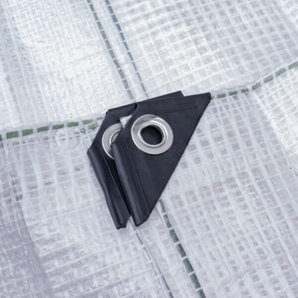Clear XL-Grade Tarpaulin with 10 Metres of 8mm Bungee Rope