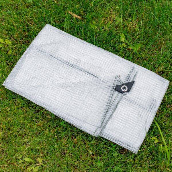 Clear 3m x 5m waterproof tarpaulin 200gsm – heavy duty l-grade cover for garden, camping & construction new arrivals free shipping 11