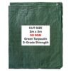 Green S-Grade Tarpaulin 2m x 3m Home & Garden Free Shipping 27