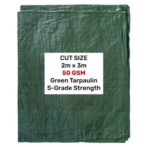Green S-Grade Tarpaulin 2m x 3m Home & Garden Free Shipping