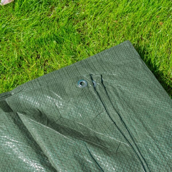 Green S-Grade Tarpaulin 3m x 3m Home & Garden Free Shipping 9