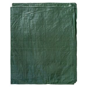 Green S-Grade Tarpaulin with 10m of 6mm Bungee Rope and 10 x
