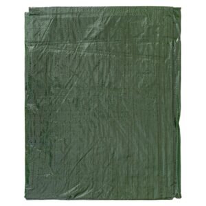 Green M-Grade Tarpaulin with 20 x 4" Bungee Balls (White)