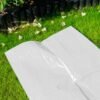 White medium duty tarpaulin 2m x 2m 90g/sqm free shipping 23